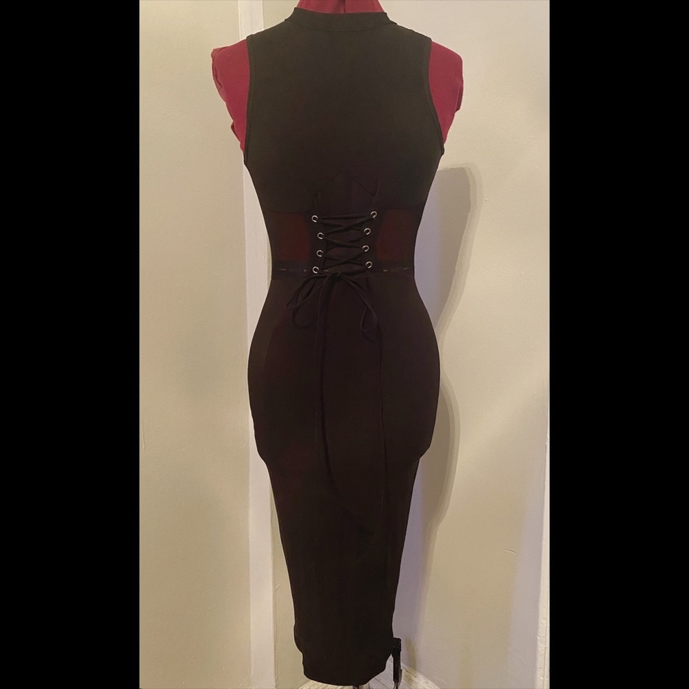 BodyCon Mesh Corset Dress